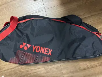 YONEX 라켓 백 블랙/빨간색
