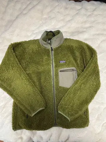 Patagonia 플리스 자켓 올리브 그린 L