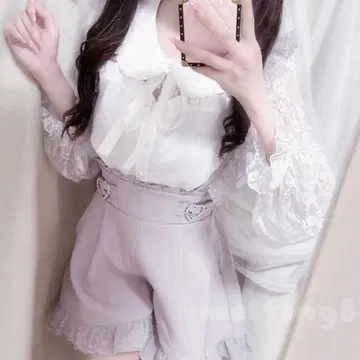 MARS 펄 하트 숏팬츠 핑크 지뢰계 양산형