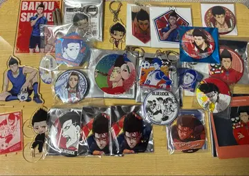 블루 록 마로 바루 아크릴 스탠드 캔뱃지 키링 세트