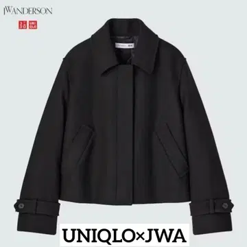 유니클로 JW 앤더슨 울 블렌드 자켓 M 숏코트