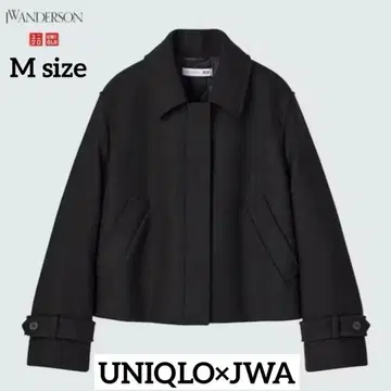 유니클로 JW 앤더슨 울 블렌드 자켓 M 숏코트
