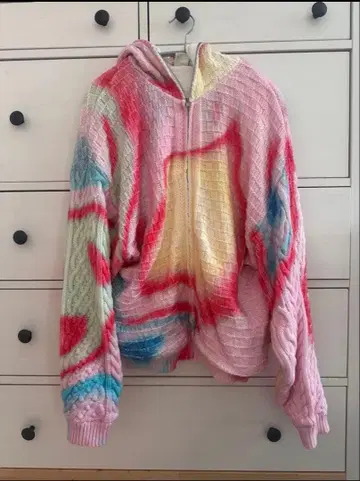 badson 핑크 'SPCTRM' 니트 재킷