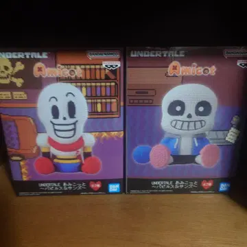 언더테일 아미셋 파피루스 산즈 2체 세트