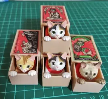 럭키 캣 4체 세트 TOMSCOMPANY