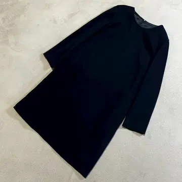 STUNNING LURE (스터링 루어) 무릎 기장 원피스 노카라 일본제