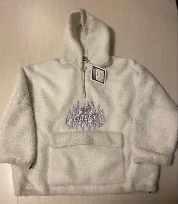 GALFY 보아 자켓 화이트