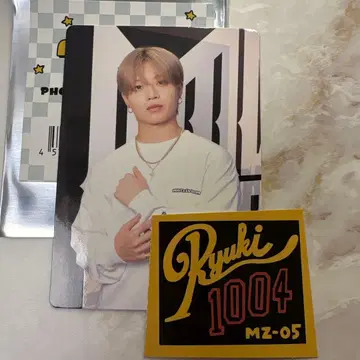 MAZZEL 마제베야 포토 카드 스티커 류키 RYUKI