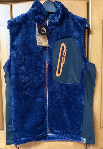 워크맨 다이아 플리스 안감 알루미늄 베스트 네이비 남성용 M 사이즈