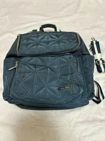 THEA THEA 마더백 네이비 퀼팅