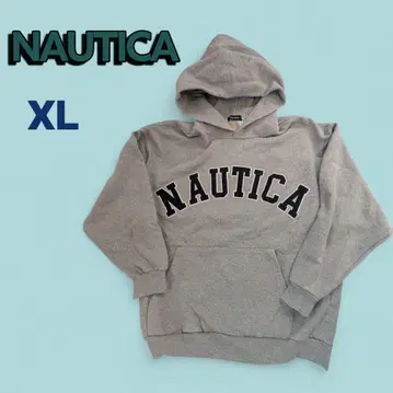 NAUTICA 후드 맨투맨 XL 그레이 213-1250