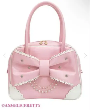 angelic pretty 보석 리본 보스턴 백 핸드백