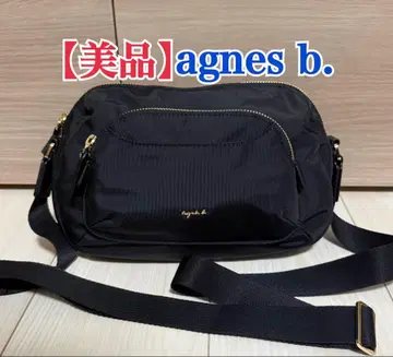 [ 새상품급 ] agnes b. 에네스베 숄더백 블랙 현행 모델