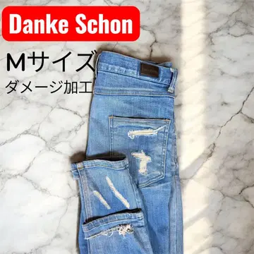 새상품급 Danke Schon 데미지 가공 데님 M 사이즈 유즈드 Y2K