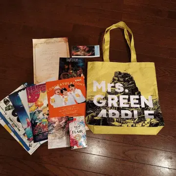 MRS. GREEN APPLE 라이브 사과잼 시트 기념품