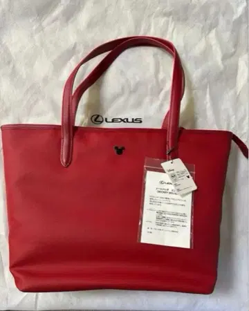 렉서스 토트백 MICKEY MOUSE Disney 새상품 빨간색