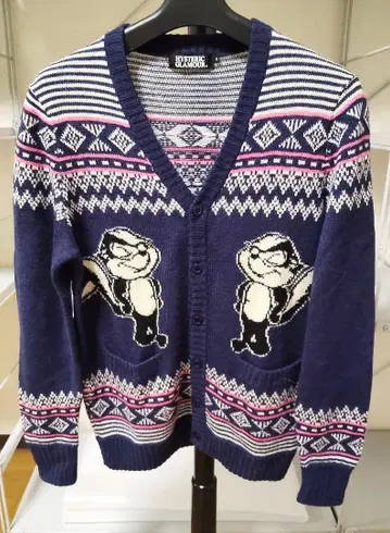 HYSTERIC GLAMOUR 스칸크 가디건 네이비 S 사이즈