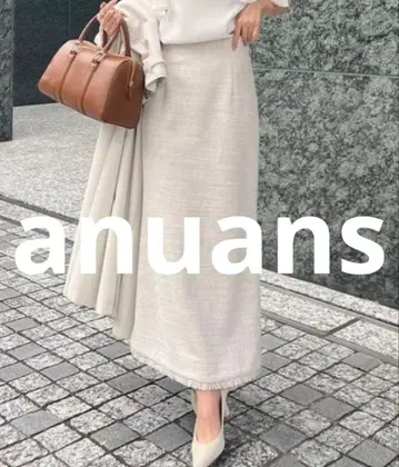 새상품급 anuans 타이트 스커트 SMALL 화이트 여성용