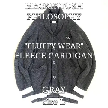 [MACKINTOSH PHILOSOPHY] 플리스 가디건 그레이 L