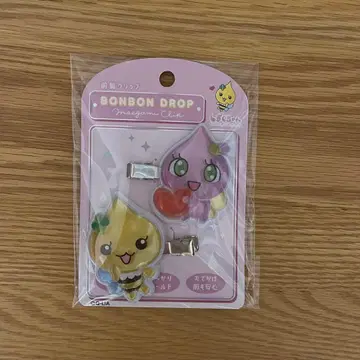 [ 미사용 새상품 ] 물방울 모자 꽁지 드롭 헤어 클립