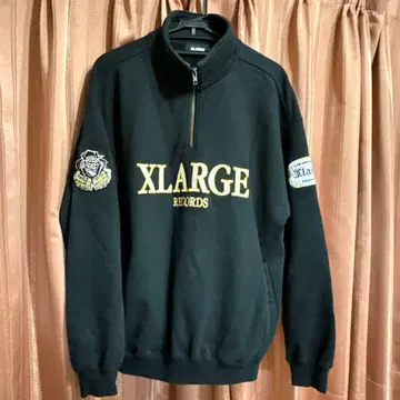 XLARGE 블랙 맨투맨 M