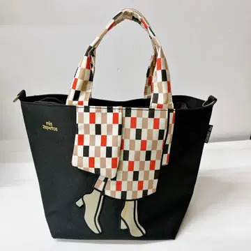 미스 사파토 기모노 부츠 패턴 토트백 숄더백 핸드백 7420