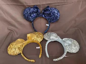 스팽글 머리띠 3색 세트