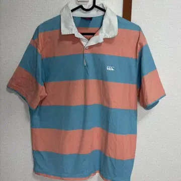 canterbury 스트라이프 피케 셔츠 S