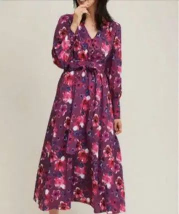 더 버지니아 롱 원피스 꽃무늬 더 버지니아 카미사키 메구미