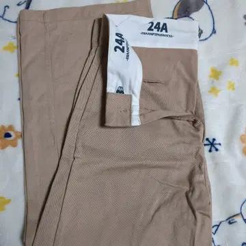 베이지 치노 팬츠 24A 지퍼 플라이