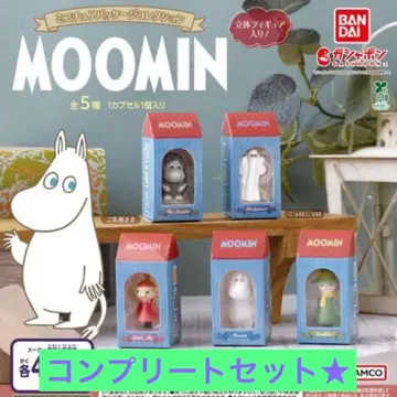 MOOMIN 미니어처 패키지 컬렉션 전 5종 컴플리트 세트