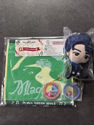 미세스 1번 복권 A상 와카이 히로토 봉제 인형 마스코트 세트