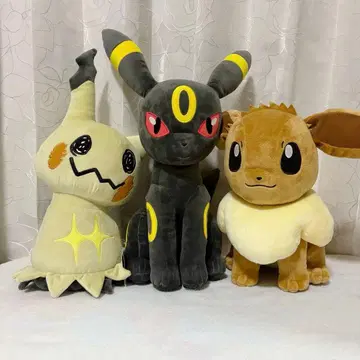 포켓몬 메챠모후굿토 봉제 인형 3종 컴프 세트