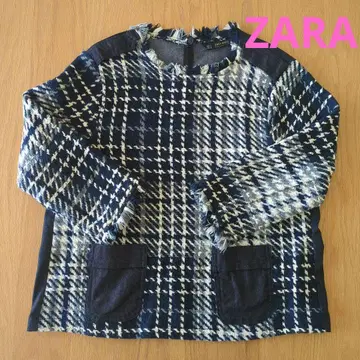 [ 새상품급 ] ZARA 자라 이소재 상의
