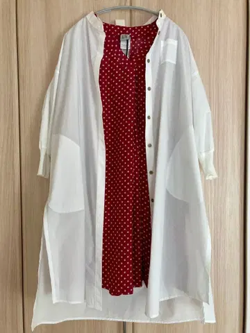 센소유니코 LUNN 룬 A라이 도트 튜닉 원피스