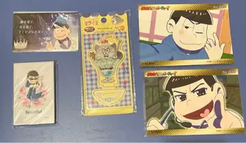 오소마츠 6쌍둥이 카라마츠 굿즈 묶음 판매 브로마이드 명함 아크릴 스탠드