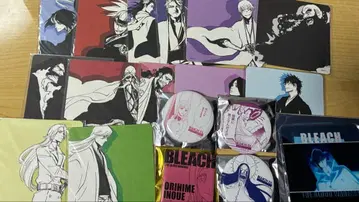 블리치 ex 블리치 아이젠 긴 하쿠야 외 코스터 캔뱃지 세트