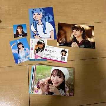 나카야마 리코 브로마이드 트레이딩 카드 등