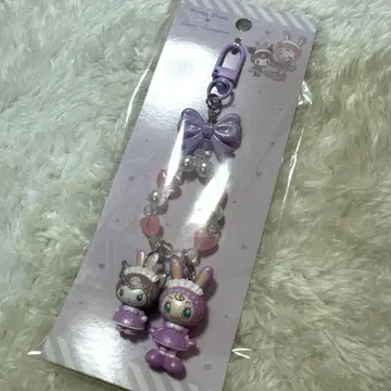 베리에짱 콜라보 쿠로미 퍼플 키링