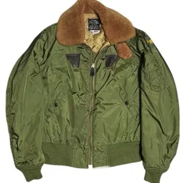 AVIREX 미국제 B-15 플라이트 자켓 무스탕 옷깃 S 사이즈