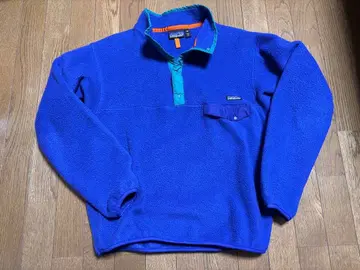 patagonia 플리스 스냅T M 파랑 MADE IN USA 91년
