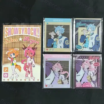 SHOW BY ROCK!! 아크릴 카드 티타늄 아르곤 외 총 5점