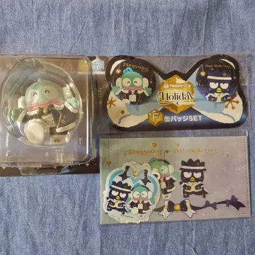 산리오 해피 복권 피규어 캔 배지 스티커 한교동
