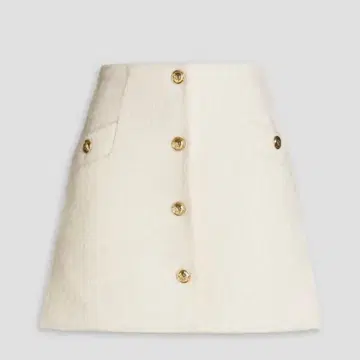 SANDRO 화이트 미니 스커트