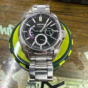 SEIKO 자동 와인딩 손목시계 블랙