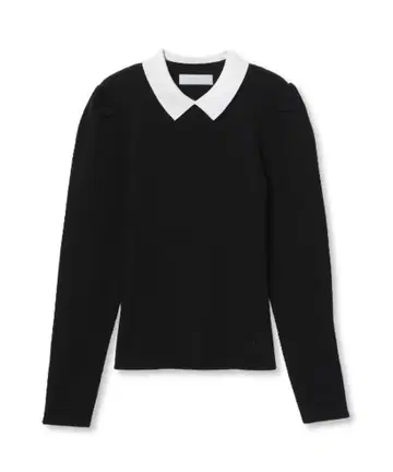 CELFORD 로고 자수 리브 니트 풀오버