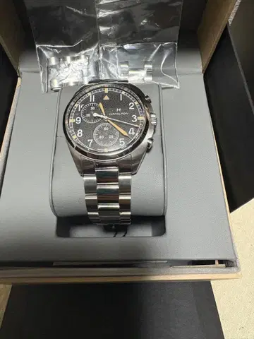 해밀턴 카키 애비에이션 파이롯트