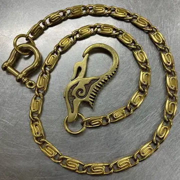 놋쇠 지갑 체인 선스릿 체인 선스릿 후크