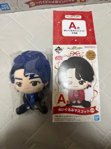 미세스 제일복권 와카이 군 반다이 A상 봉제 인형 마스코트 약 10cm