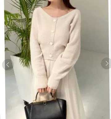 SNIDEL 가디건 x 튤 스커트 세트